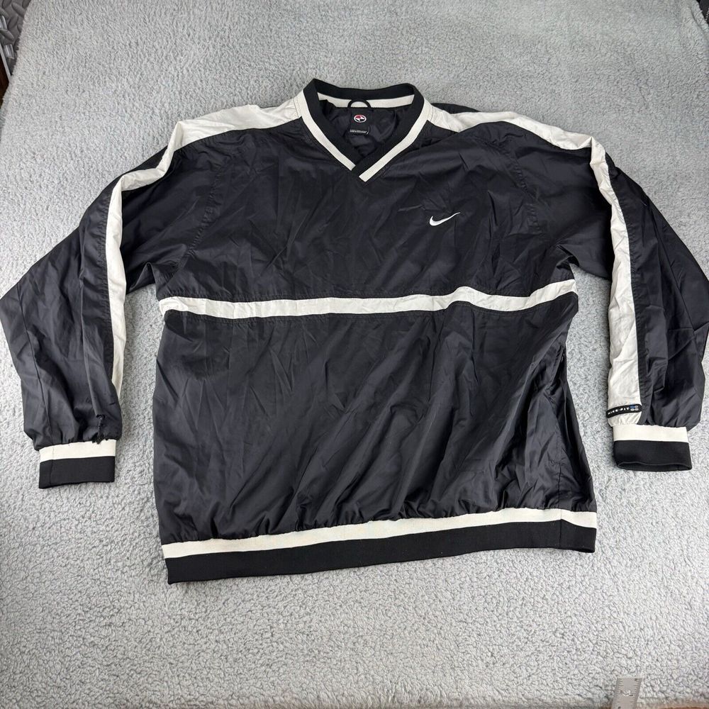 Nike Fit Slam Tiger Woods Golf Pullover Jacket Windbreaker‎ Men's Size Xxl Y2k